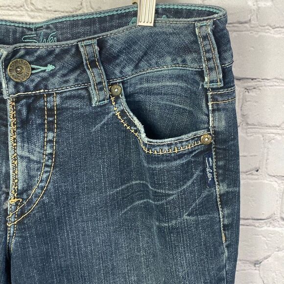 Silver Suki Jeans Bootcut Size 32 - Picture 5 of 12